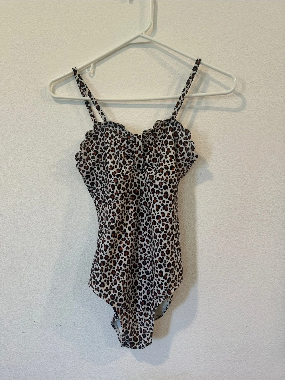 art class Leopard Print One-Piece Swimsuit - Brown/Black/White